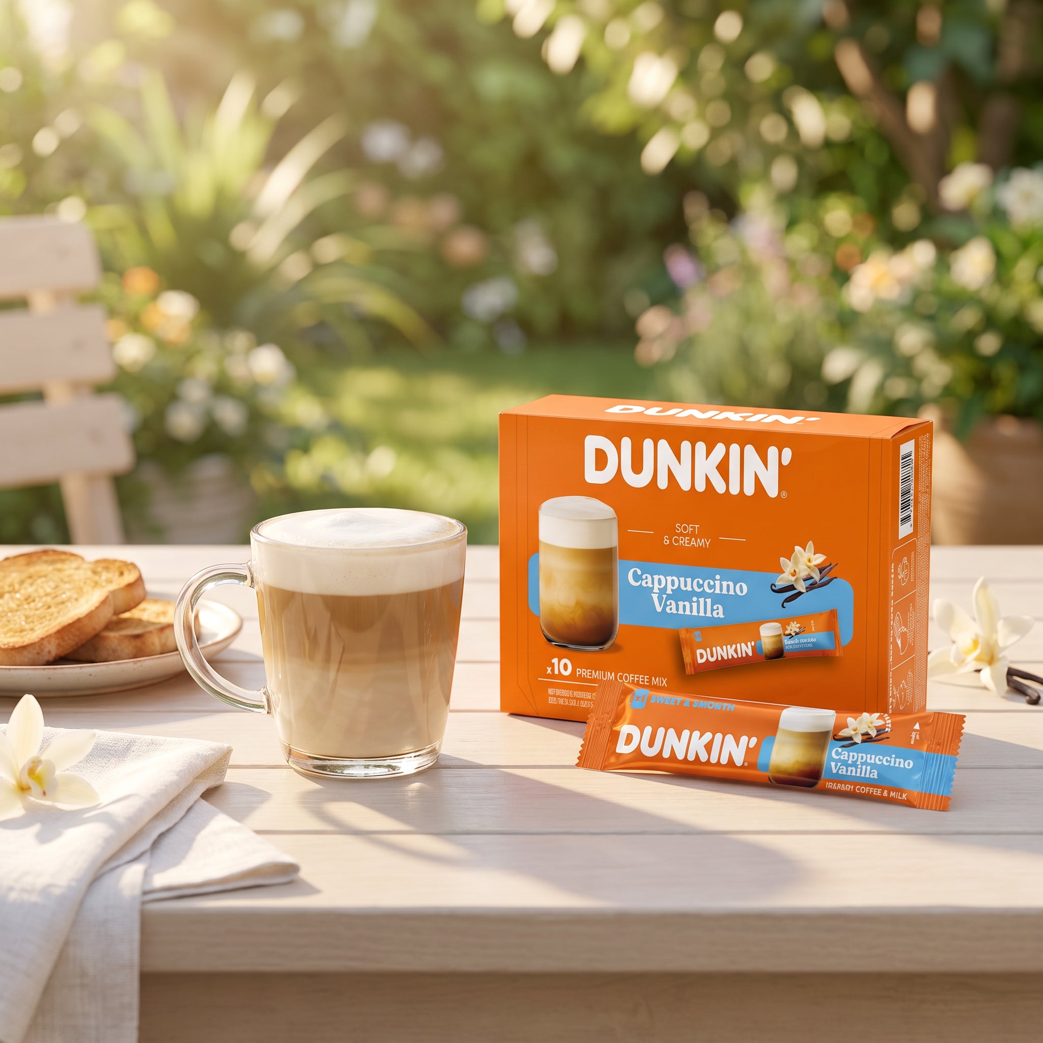 DUNKIN' Cappuccino Vanilla Sticks - 10 Sticks