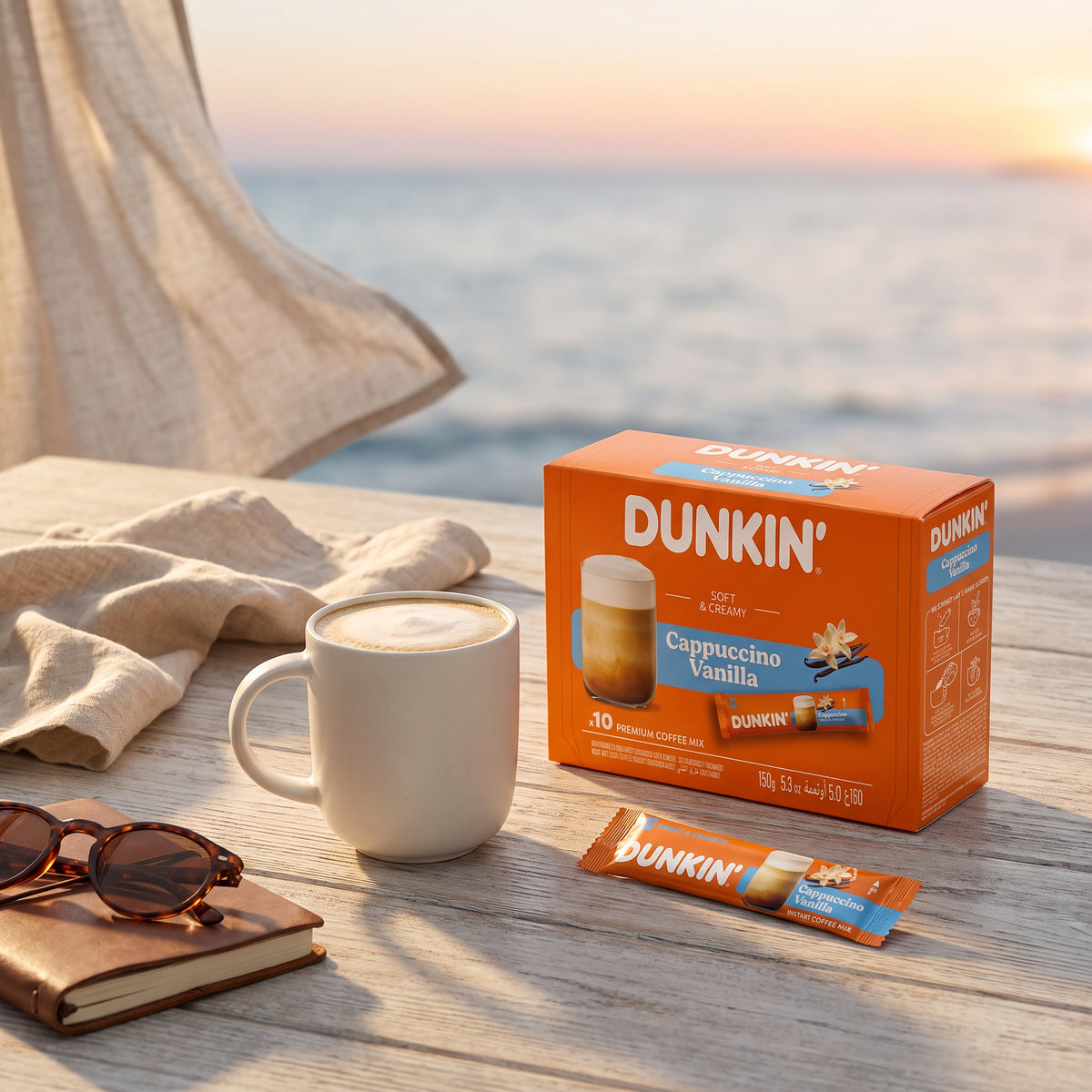 DUNKIN' Cappuccino Vanilla Sticks - 10 Sticks