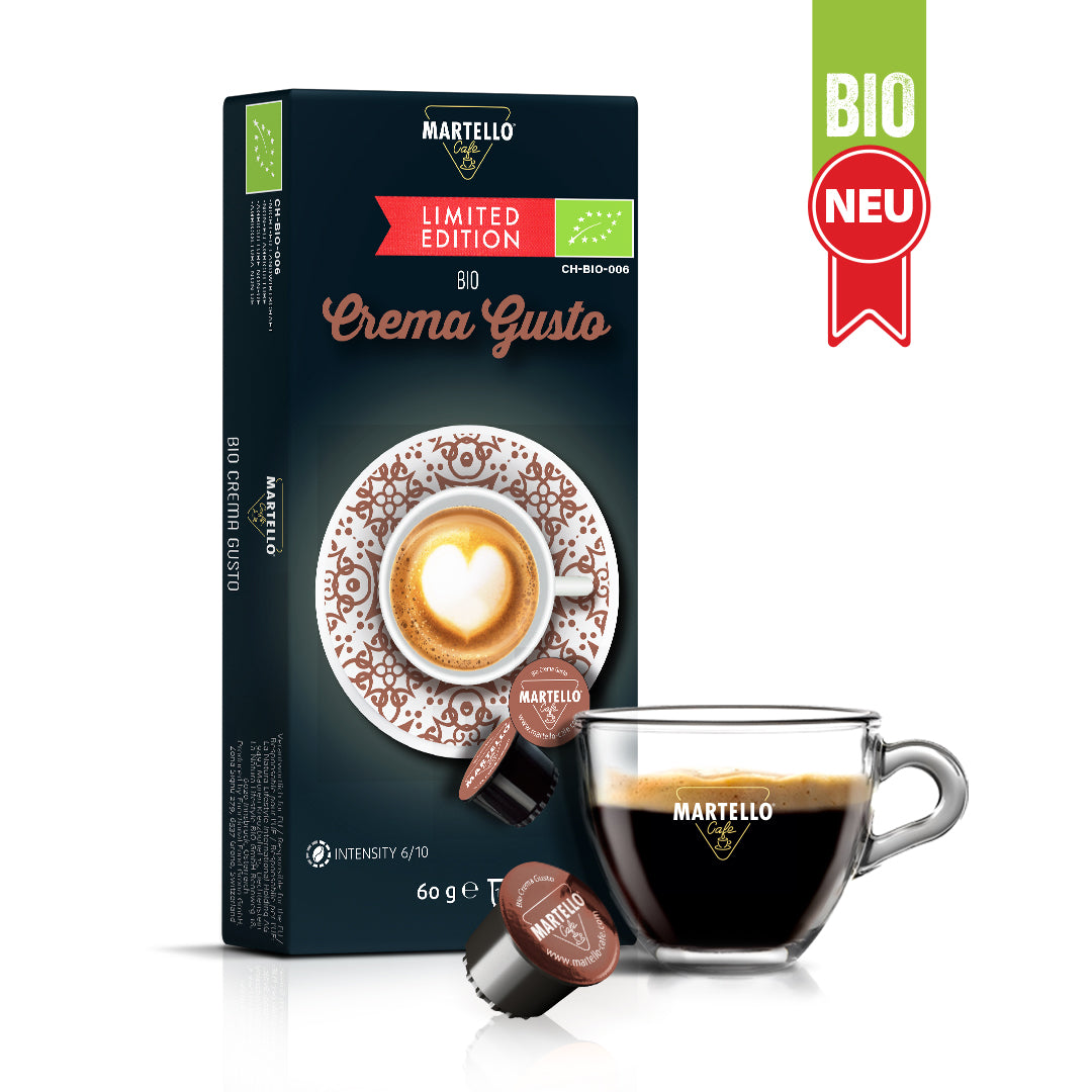 Kávé ORGANIC CREMA GUSTO - 10 kapszula