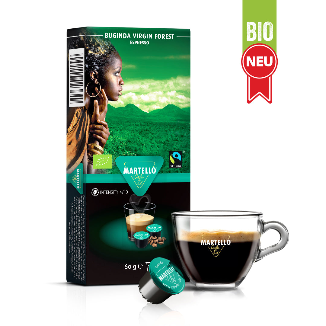 Kávé BIO FAIRTRADE VIRGIN FOREST BUGINDA - 10 kapszula